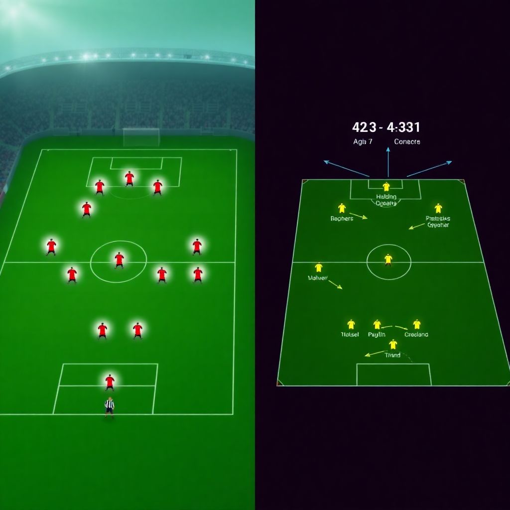 Разбор схем 4-3-3 и 4-2-3-1 в чемпионатах Европы: тактика и особенности