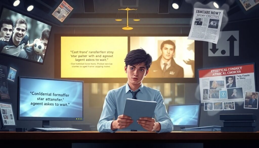 Этические вопросы в спортивной журналистике - иллюстрация