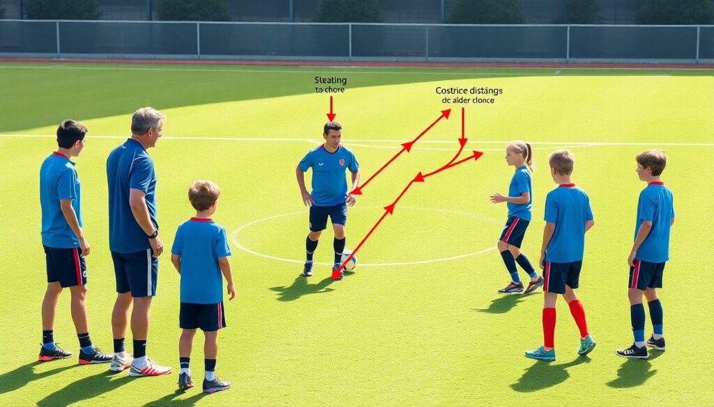 Тактика без мяча: прессинг, организация и зоны - иллюстрация