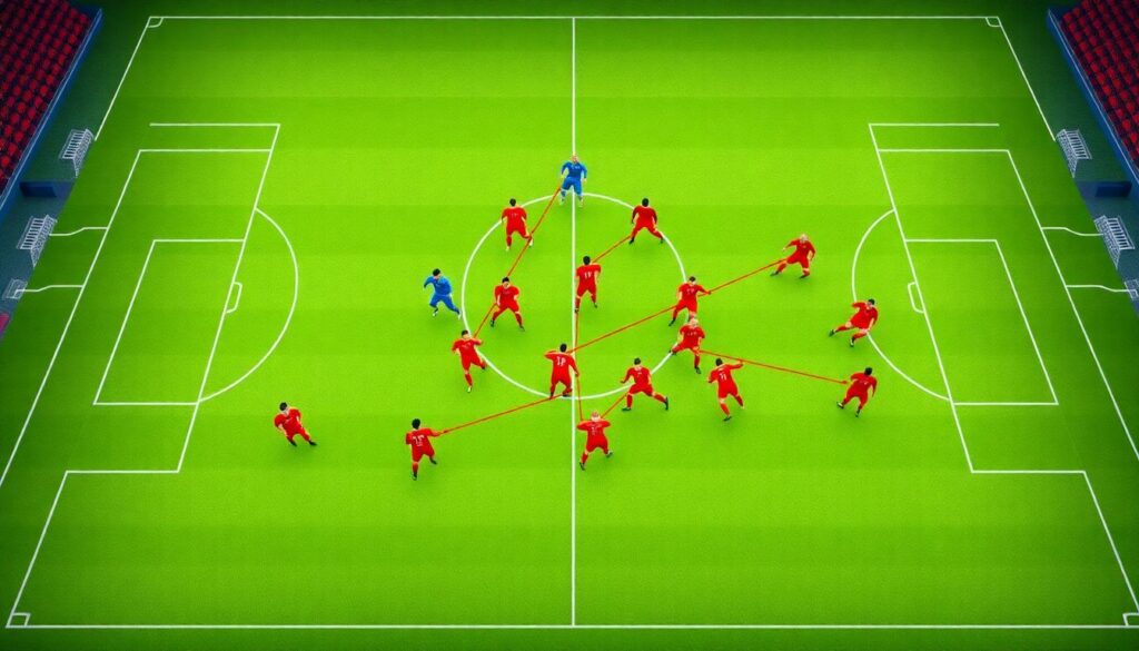 Тактика без мяча: прессинг, организация и зоны - иллюстрация