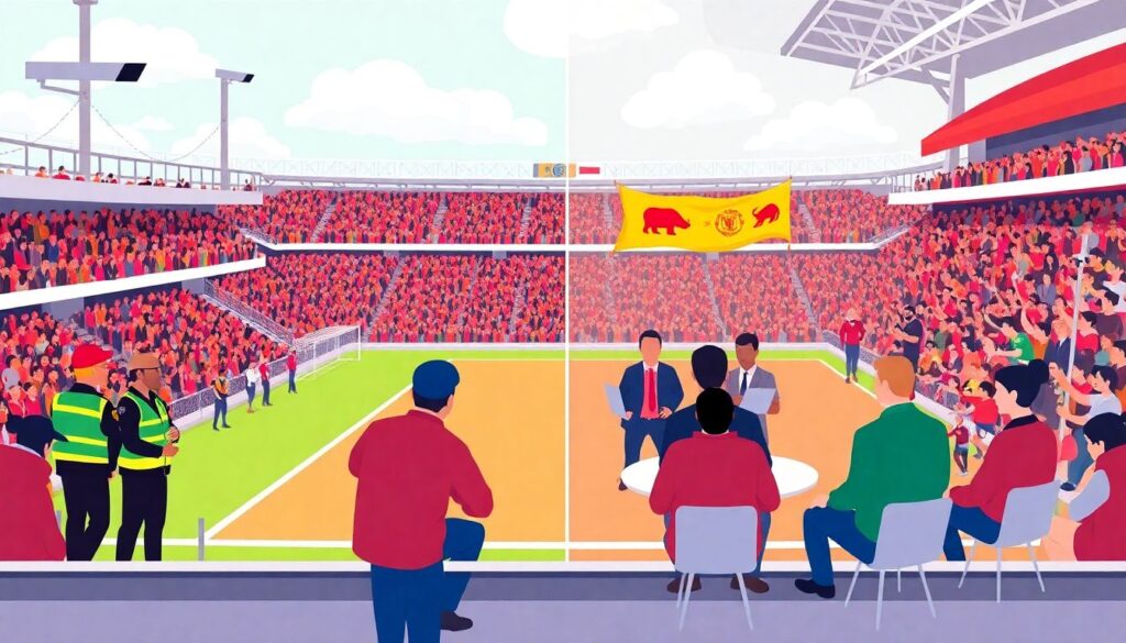 Культура боления и фанаты: от стадиона к онлайн-платформам - иллюстрация