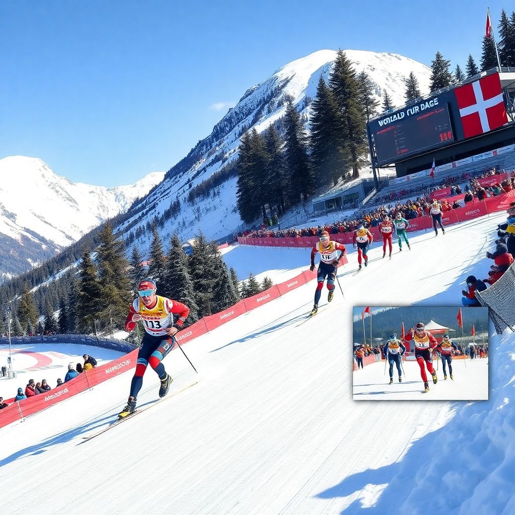 Русские лыжники прорываются в спринте Кубка мира: Коростелев пугает Клебо