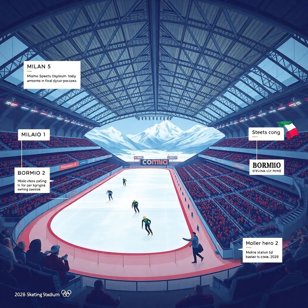 Где российские спортсмены выступят на Олимпиаде‑2026: арены Милана и Кортины