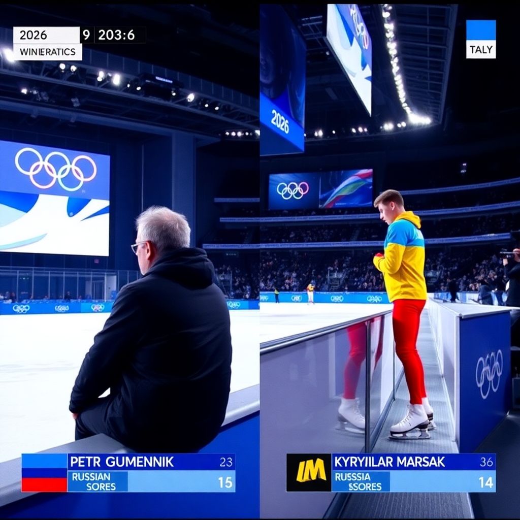 Скандал на украинском ТВ: фигурное катание Олимпиады 2026 и фраза «уберите его»